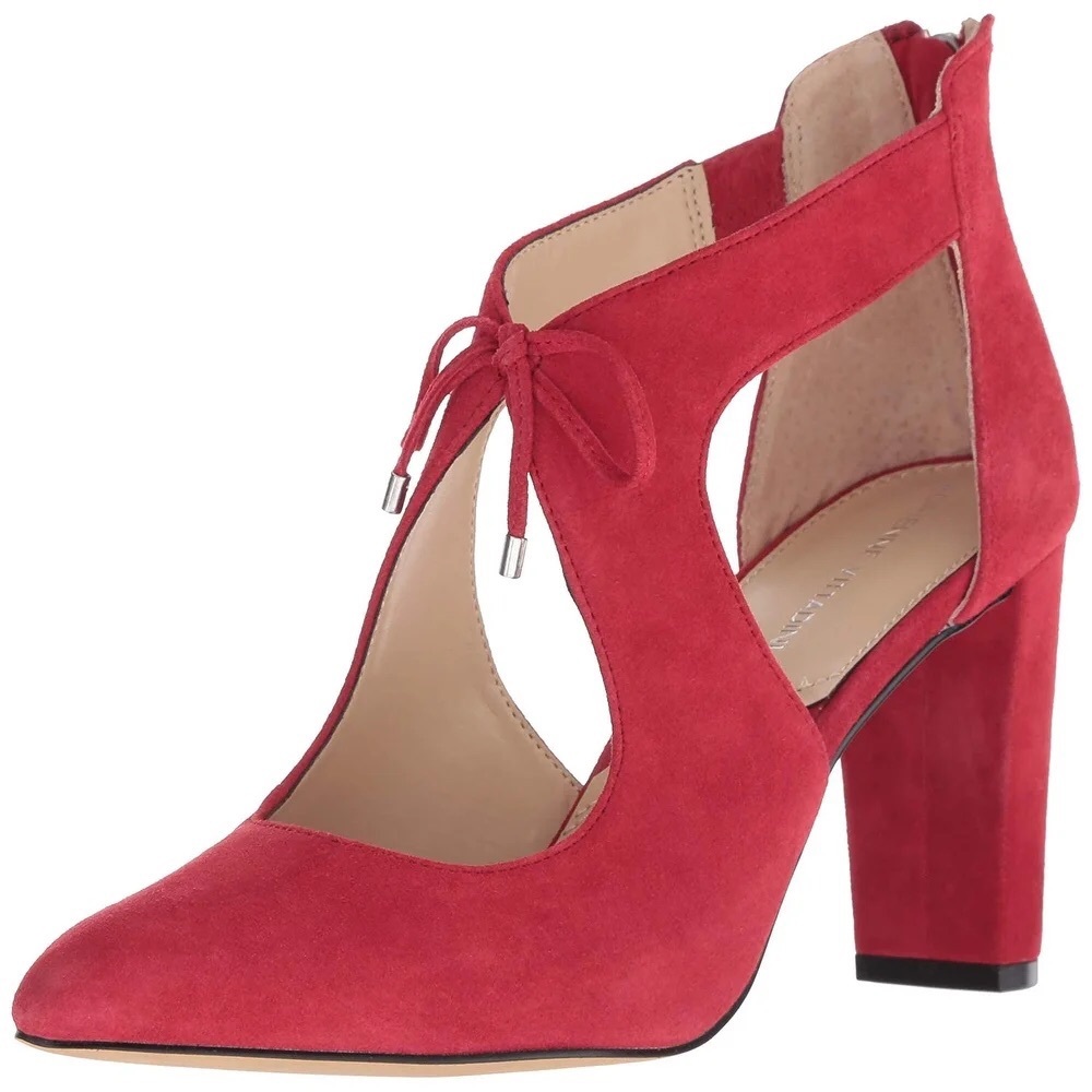 Adrienne Vittadini Nigel Cut Out Bootie (Scarlet)